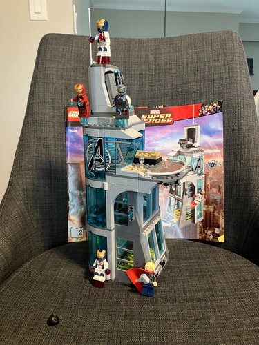 Lego attack avengers tower - lego,