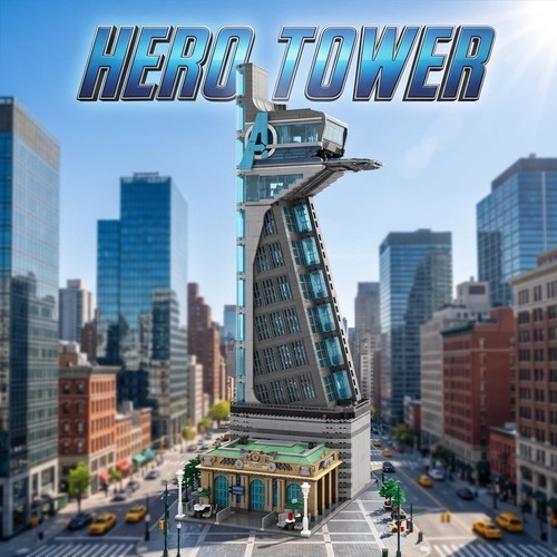 Avengers tower 6232 pezzi - tower,