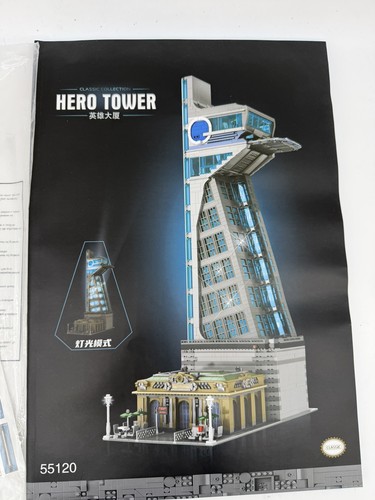 Moc 55120 avengers tower hero - 55120,