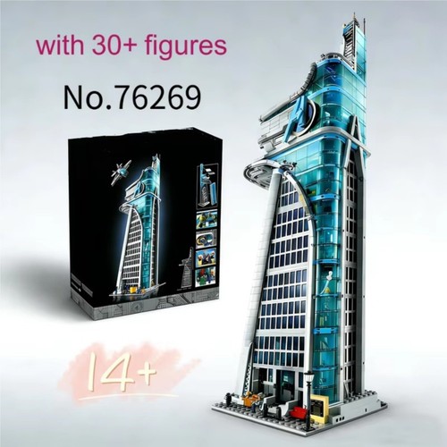Avengers tower set blocchi - tower,