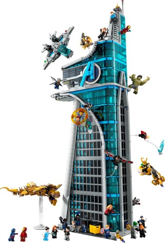 Nuovo avengers tower - avengers, 76269